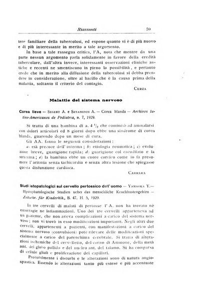 La pediatria periodico mensile indirizzato al progresso degli studi sulle malattie dei bambini