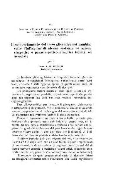 La pediatria periodico mensile indirizzato al progresso degli studi sulle malattie dei bambini