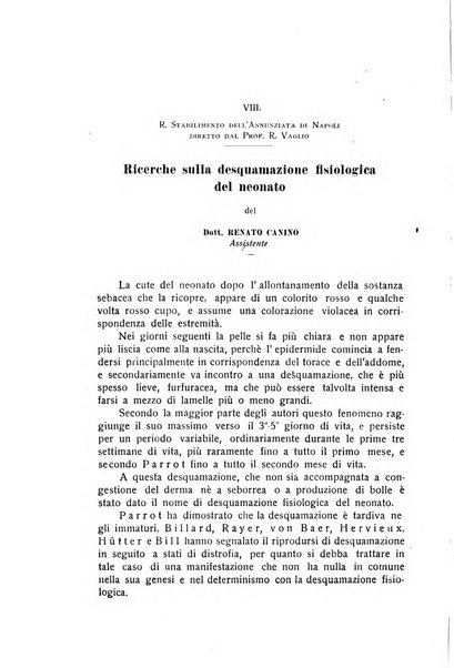 La pediatria periodico mensile indirizzato al progresso degli studi sulle malattie dei bambini