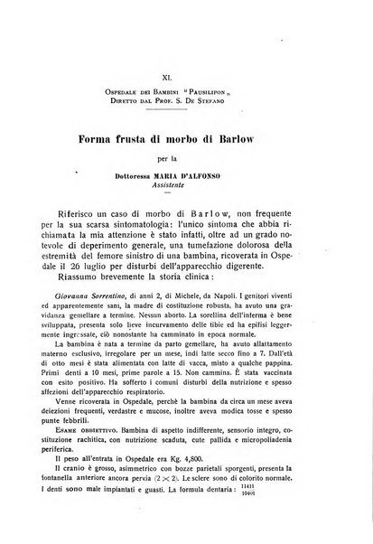 La pediatria periodico mensile indirizzato al progresso degli studi sulle malattie dei bambini