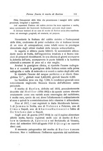 La pediatria periodico mensile indirizzato al progresso degli studi sulle malattie dei bambini