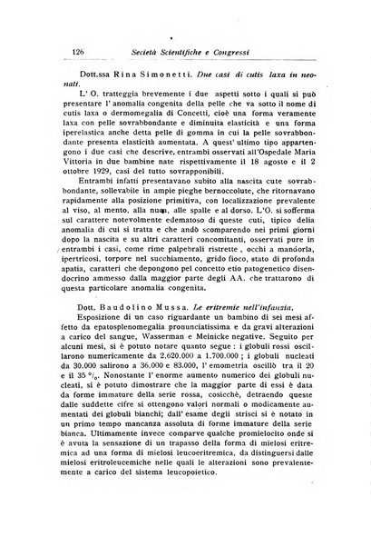 La pediatria periodico mensile indirizzato al progresso degli studi sulle malattie dei bambini