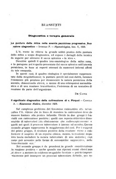 La pediatria periodico mensile indirizzato al progresso degli studi sulle malattie dei bambini