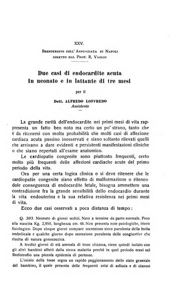 La pediatria periodico mensile indirizzato al progresso degli studi sulle malattie dei bambini