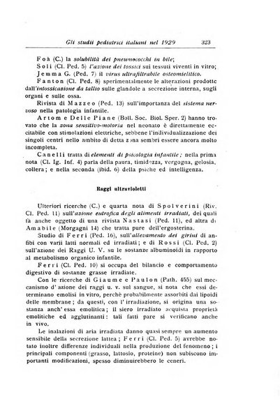 La pediatria periodico mensile indirizzato al progresso degli studi sulle malattie dei bambini