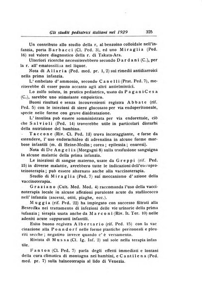 La pediatria periodico mensile indirizzato al progresso degli studi sulle malattie dei bambini