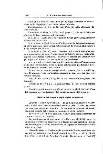 La pediatria periodico mensile indirizzato al progresso degli studi sulle malattie dei bambini