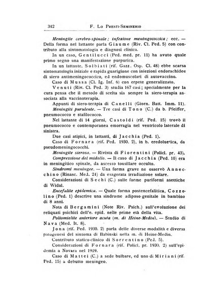 La pediatria periodico mensile indirizzato al progresso degli studi sulle malattie dei bambini