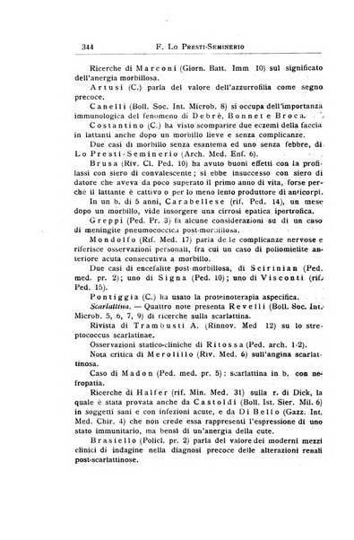 La pediatria periodico mensile indirizzato al progresso degli studi sulle malattie dei bambini