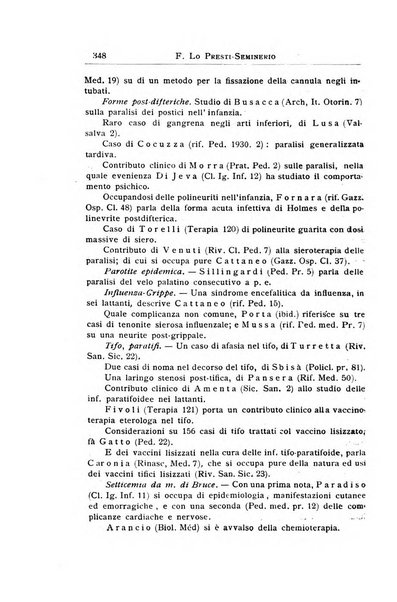 La pediatria periodico mensile indirizzato al progresso degli studi sulle malattie dei bambini