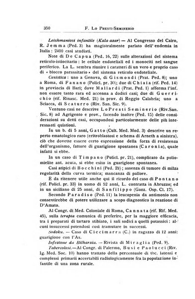 La pediatria periodico mensile indirizzato al progresso degli studi sulle malattie dei bambini