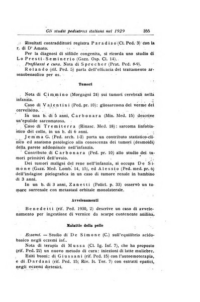 La pediatria periodico mensile indirizzato al progresso degli studi sulle malattie dei bambini