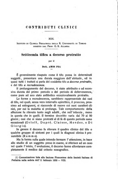 La pediatria periodico mensile indirizzato al progresso degli studi sulle malattie dei bambini