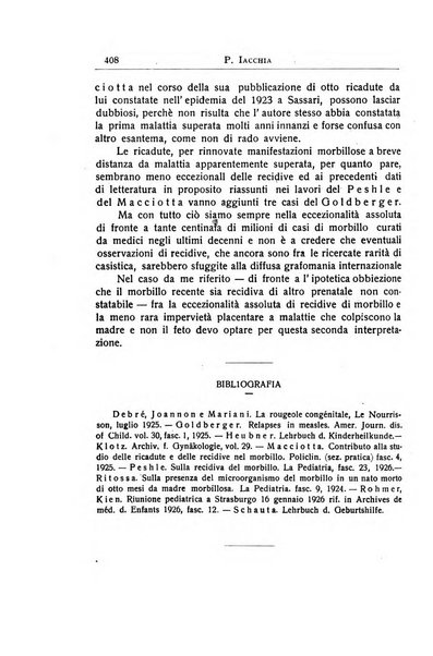 La pediatria periodico mensile indirizzato al progresso degli studi sulle malattie dei bambini