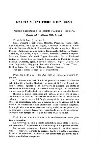 La pediatria periodico mensile indirizzato al progresso degli studi sulle malattie dei bambini