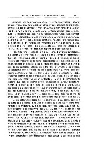 La pediatria periodico mensile indirizzato al progresso degli studi sulle malattie dei bambini