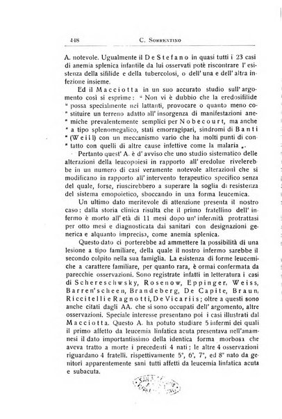 La pediatria periodico mensile indirizzato al progresso degli studi sulle malattie dei bambini