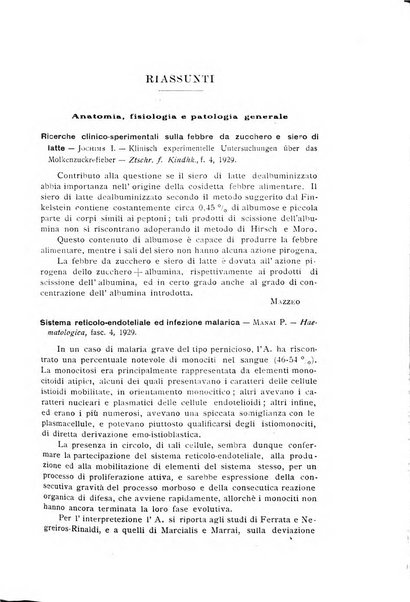 La pediatria periodico mensile indirizzato al progresso degli studi sulle malattie dei bambini