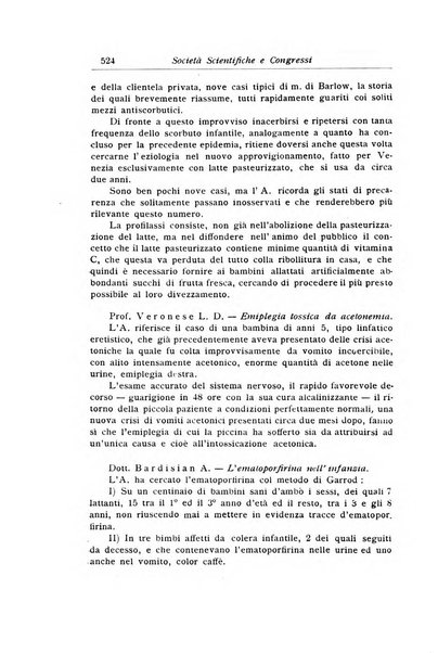 La pediatria periodico mensile indirizzato al progresso degli studi sulle malattie dei bambini