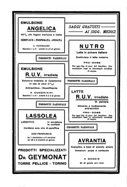 La pediatria periodico mensile indirizzato al progresso degli studi sulle malattie dei bambini