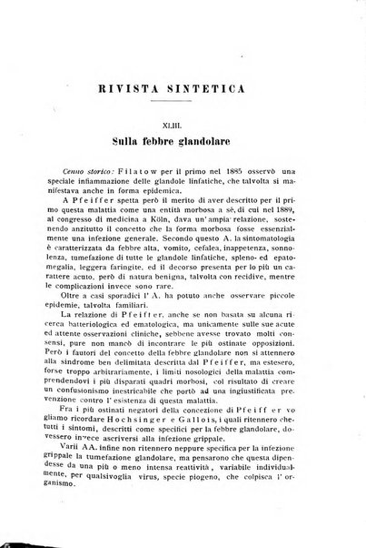 La pediatria periodico mensile indirizzato al progresso degli studi sulle malattie dei bambini