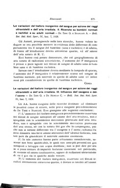 La pediatria periodico mensile indirizzato al progresso degli studi sulle malattie dei bambini