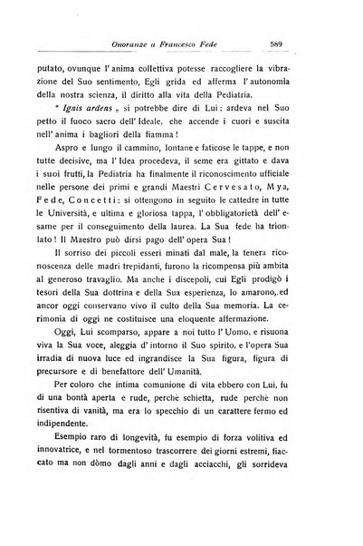 La pediatria periodico mensile indirizzato al progresso degli studi sulle malattie dei bambini