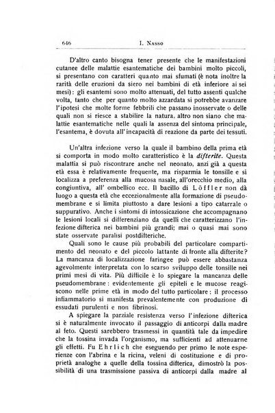 La pediatria periodico mensile indirizzato al progresso degli studi sulle malattie dei bambini