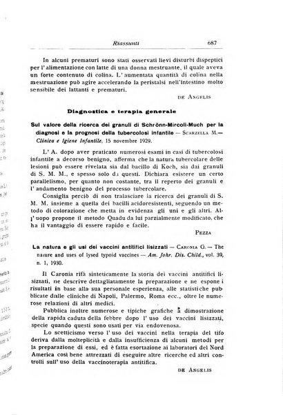 La pediatria periodico mensile indirizzato al progresso degli studi sulle malattie dei bambini