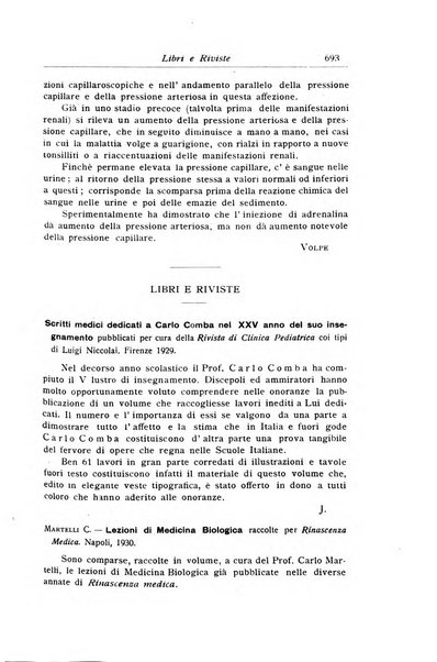 La pediatria periodico mensile indirizzato al progresso degli studi sulle malattie dei bambini