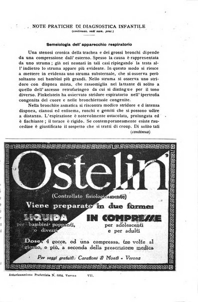 La pediatria periodico mensile indirizzato al progresso degli studi sulle malattie dei bambini