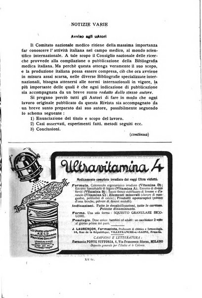 La pediatria periodico mensile indirizzato al progresso degli studi sulle malattie dei bambini