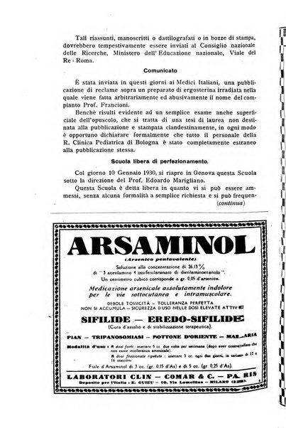 La pediatria periodico mensile indirizzato al progresso degli studi sulle malattie dei bambini