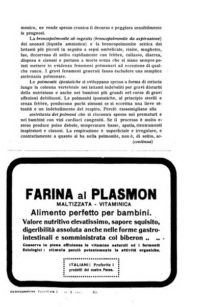 La pediatria periodico mensile indirizzato al progresso degli studi sulle malattie dei bambini