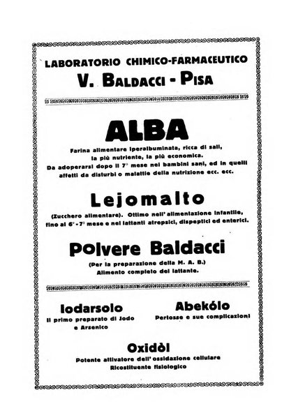 La pediatria periodico mensile indirizzato al progresso degli studi sulle malattie dei bambini