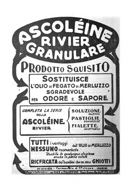 La pediatria periodico mensile indirizzato al progresso degli studi sulle malattie dei bambini