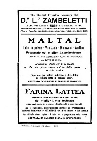 La pediatria periodico mensile indirizzato al progresso degli studi sulle malattie dei bambini