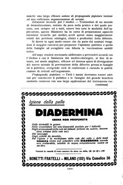 La pediatria periodico mensile indirizzato al progresso degli studi sulle malattie dei bambini