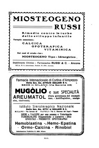 La pediatria periodico mensile indirizzato al progresso degli studi sulle malattie dei bambini