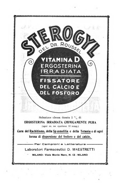 La pediatria periodico mensile indirizzato al progresso degli studi sulle malattie dei bambini