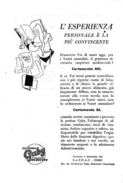 La pediatria periodico mensile indirizzato al progresso degli studi sulle malattie dei bambini