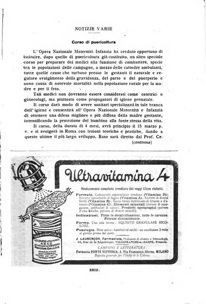 La pediatria periodico mensile indirizzato al progresso degli studi sulle malattie dei bambini