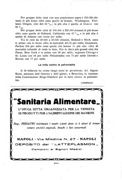 La pediatria periodico mensile indirizzato al progresso degli studi sulle malattie dei bambini