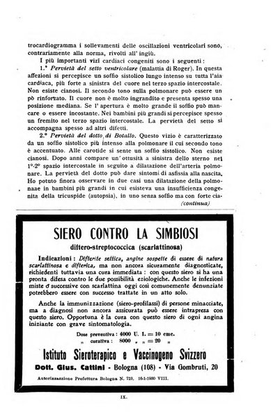 La pediatria periodico mensile indirizzato al progresso degli studi sulle malattie dei bambini