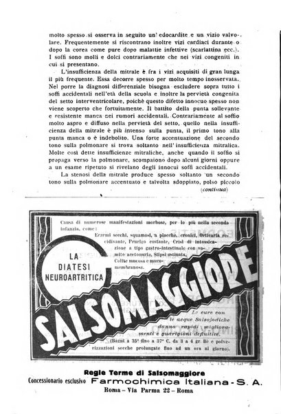 La pediatria periodico mensile indirizzato al progresso degli studi sulle malattie dei bambini