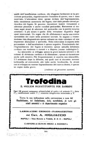 La pediatria periodico mensile indirizzato al progresso degli studi sulle malattie dei bambini