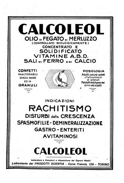 La pediatria periodico mensile indirizzato al progresso degli studi sulle malattie dei bambini