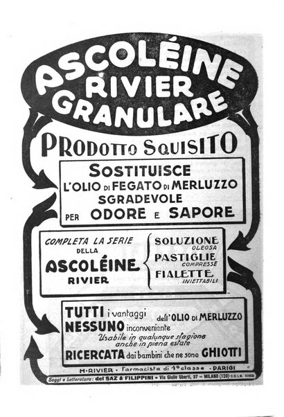 La pediatria periodico mensile indirizzato al progresso degli studi sulle malattie dei bambini