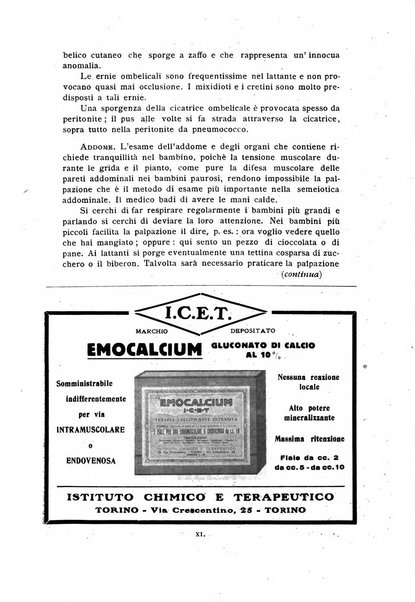 La pediatria periodico mensile indirizzato al progresso degli studi sulle malattie dei bambini