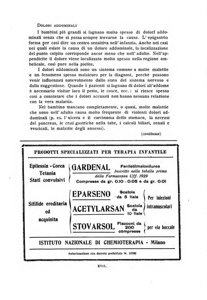 La pediatria periodico mensile indirizzato al progresso degli studi sulle malattie dei bambini